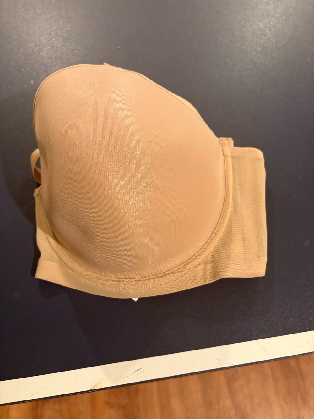 Strapless Padded Bandeau Bra - Beige